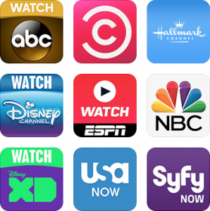 TV Everywhere channel icons