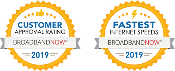BroadbandNow Award Badges